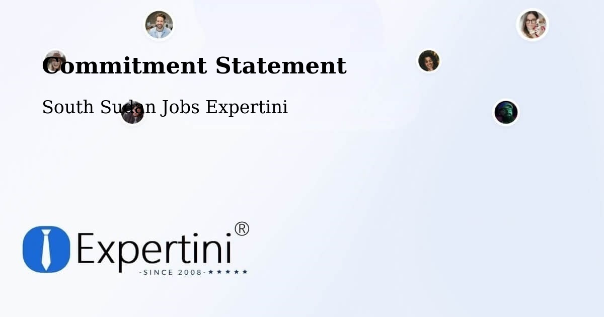 Commitment Statement - South Sudan Jobs Expertini