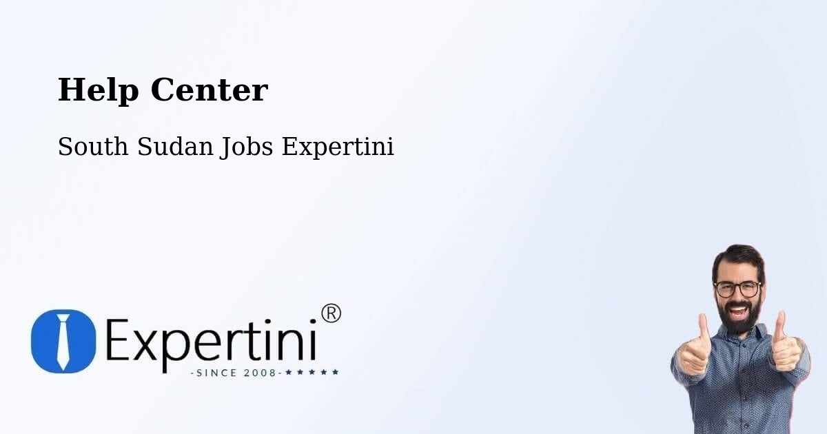 Help Center - South Sudan Jobs Expertini